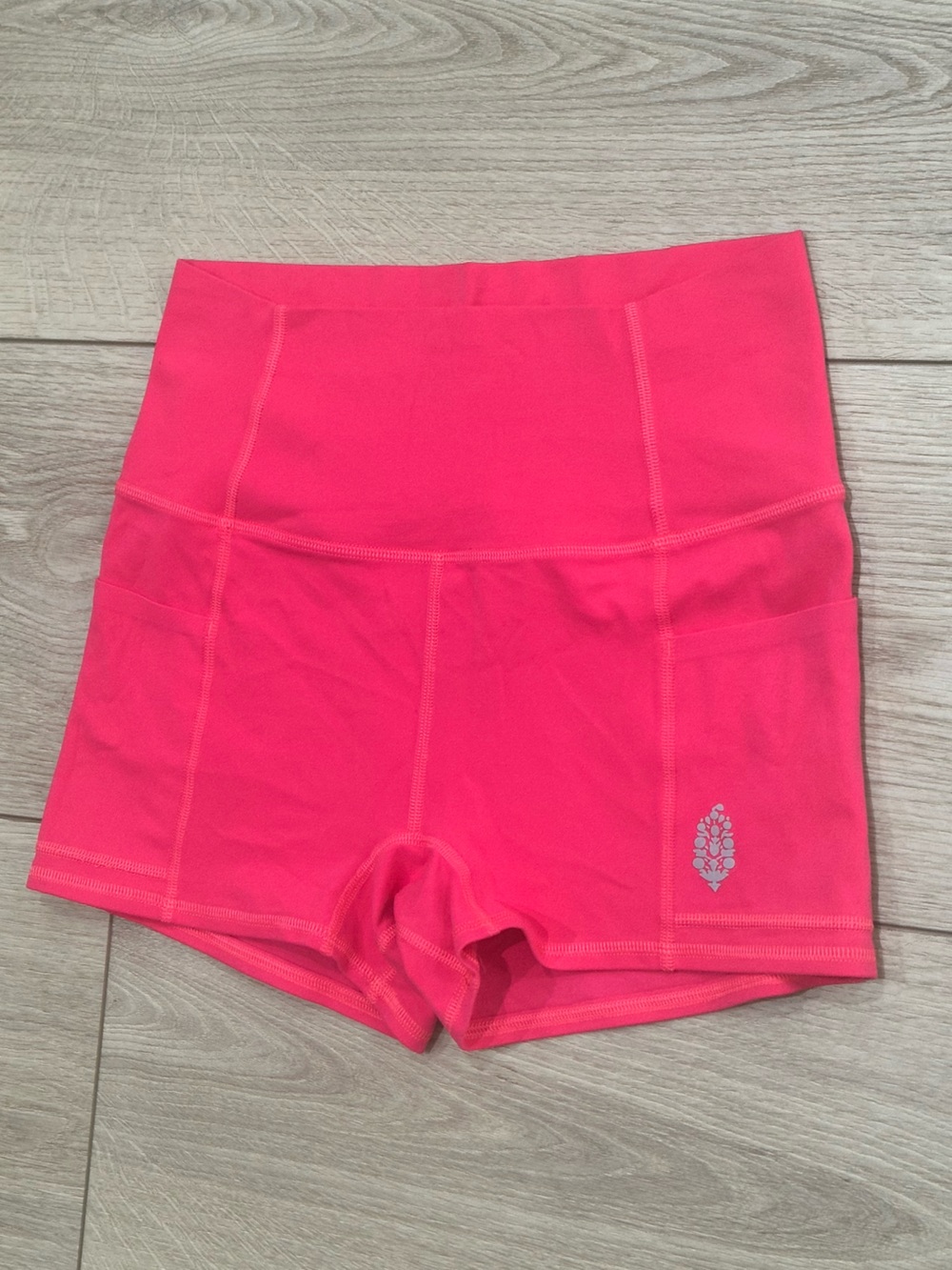Free People Never Better High-Rise 3" Run Shorts